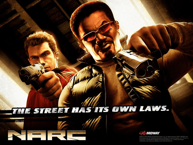 NARC title screen for Xbox